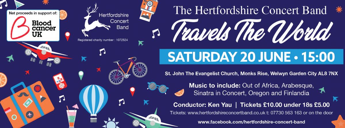 The Hertfordshire Concert Band Travels The World St. John The Evangelist Church